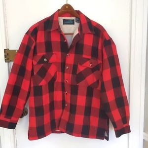 Quality Sherpa lined flannel jacket